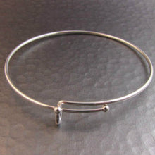 Load image into Gallery viewer, Adjustable Metal Bracelet 63mm Silver Plated Qty:1
