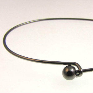 Bracelet Wire with Ball Black Oxide Qty:1