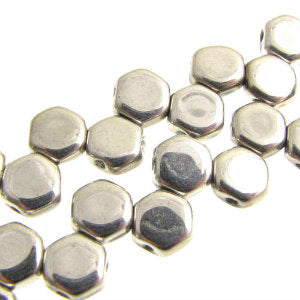 Czech Honeycomb Beads 6mm Crystal Full Labrador Qty:30