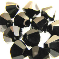 Swarovski Bicones 6mm #5328 Jet Hematite Qty:12 *D*