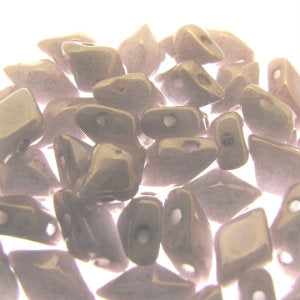 Czech DiamonDuos 5x8mm Chalk Lumi Purple Qty:5g