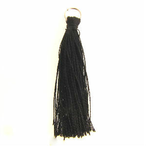 Tassel Fine Nylon Thread 35mm Black Qty:1