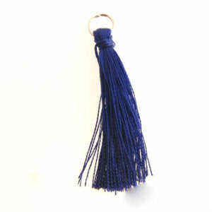 Tassel Fine Nylon Thread 35mm Royal Blue Qty:1