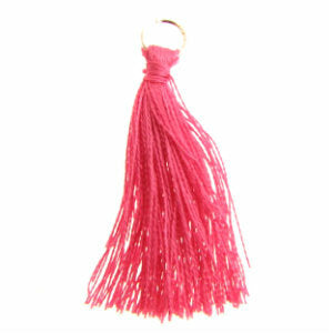 Tassel Fine Nylon Thread 35mm Pink Qty:1