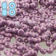 Czech Infinity Beads 4x8mm Vega on Chalk Qty:10 grams