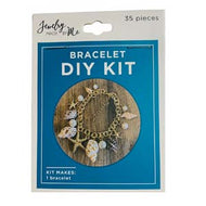 Seashell Charm Bracelet Kit by Jewelry Made by Me