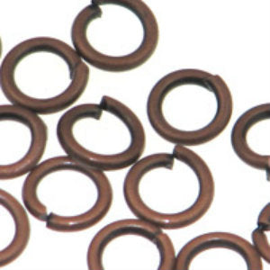 Antique Copper Jump Rings Open-7mmOD Quantity:100