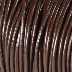 Leather Cord 1.5mm Brown Qty:1yd