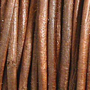 Leather Cord 1.5mm Distressed Brown Qty:1yd
