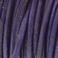 Leather Cord 1.5mm Antique Violet (Natural Dye) Qty:1yd