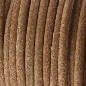 Leather Cord 1.5mm Antique Natural (Natural Dye) Qty:1yd
