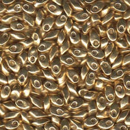 Miyuki Long Magatamas 4x7mm 1052 Galvanized Gold 
