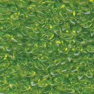 Miyuki Long Magatamas 4x7mm 0143 Chartreuse Transparent 