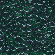 Miyuki Long Magatamas 4x7mm 0146 Green Transparent 