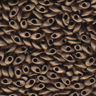 Miyuki Long Magatamas 4x7mm 2006 Metallic Dark Bronze Matte 