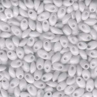Miyuki Long Magatamas 4x7mm 0402 White Opaque 