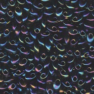 Miyuki Long Magatamas 4x7mm 0455 Variegated Blue Iris 