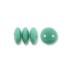 Czech Lentil Beads 6mm Turquoise Qty:50