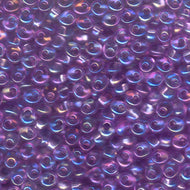 Miyuki Magatamas 4mm MA2157 Transparent Purple AB Qty:10g