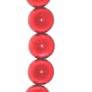 Miracle Beads Rounds 6mm Red Qty:40 *D*