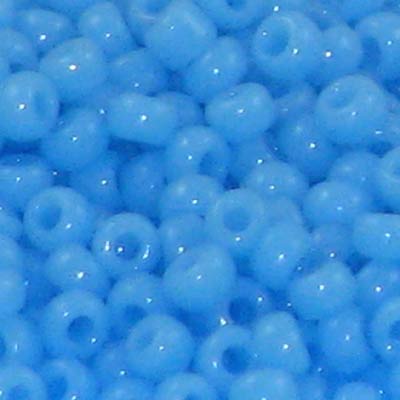 Miyuki Rocailles 11/0 0413 Turquoise Blue Opaque Qty:10g Tube