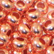 Metal Seedbeads Bright Copper 6/0 Qty:22g