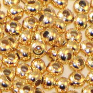 Metal Seedbeads 24K Gold Plated 8/0 Qty:10g