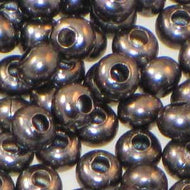 Metal Seedbeads Gunmetal 8/0 Qty:20g