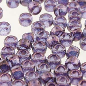 Czech Matubo Beads 7/0 Vega on Crystal Qty:10g