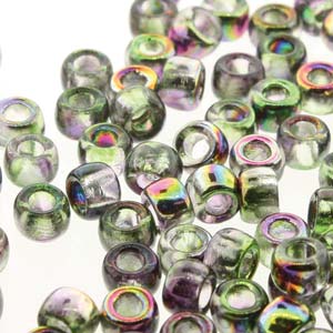 Czech Matubo Beads 7/0 Magic Violet Green Qty:10g