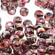 Czech Matubo Beads 7/0 Magic Red Brown Qty:10g