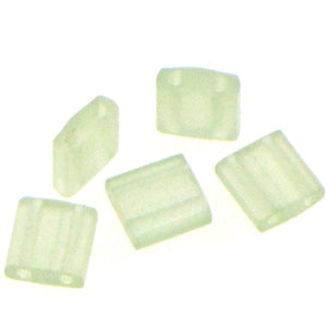 Miyuki Tila Beads 5mm 3173 Frosted Oyster Lustre Qty:10g Tube