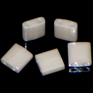 Miyuki Tila Beads 5mm 0420 White Pearl Qty:10g Tube