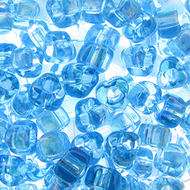 Miyuki Triangles 5/0 1155 Light Blue Transparent AB Qty:10g