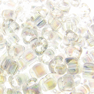 Miyuki Triangles 5/0 1151 Crystal Transparent Iris Qty:10g