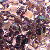 Miyuki Triangles 5/0 1156 Lilac Transparent Iris Qty:10g