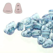 Load image into Gallery viewer, Czech Nib-Bit Beads 5x6mm Crystal Blue Luster Qty:10 grams
