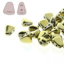 Load image into Gallery viewer, Czech Nib-Bit Beads 5x6mm Full Amber Qty:10 grams
