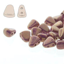 Load image into Gallery viewer, Czech Nib-Bit Beads 5x6mm Purple Vega Qty:10 grams
