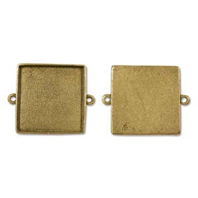 Patera Grande Links Square 34X41.7mm Antique Gold Qty:1