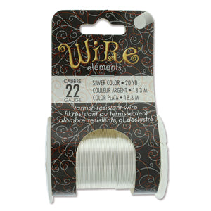 Craft Wire 22 Gauge Non Tarnish Silver Qty:20 yds
