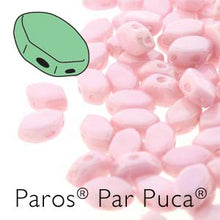 Load image into Gallery viewer, Czech Paros Beads 7x4mm Opaque Light Rose Qty:10 grams
