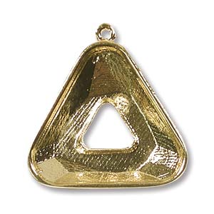Pendant 20mm for Cosmic Triangle 1 Ring Br. Gold Plate *D* Qty:1