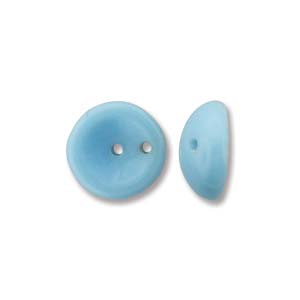 Czech Piggy Beads 4x8mm Opaque Turquoise Qty:50 strung