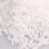 Miyuki Quarter Tila 0131FR Crystal Matte Transparent AB Qty:1g