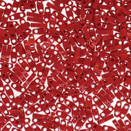 Miyuki Quarter Tila 0408 Red Opaque Qty:1g