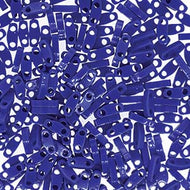 Miyuki Quarter Tila 0414 Cobalt Blue Opaque Qty:1g