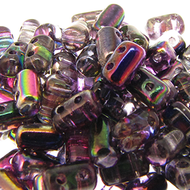 Czech Rulla Beads 3x5mm Magic Violet Grey Qty:10g *D*