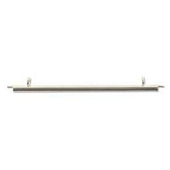 miyuki findings end tube w. 2 loops 60mm silver finish Qty:2