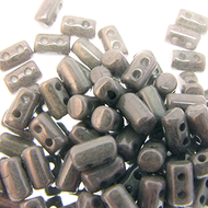 Czech Rulla Beads 3x5mm Chalk Jet Luster Qty:10g